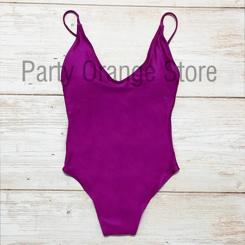 Solid Swimsuit Woman 2023 Swimwear One Piece Swimsuit Sexy Padded Bathing Suit maillot de bain wholesale Swimming Suit monokini