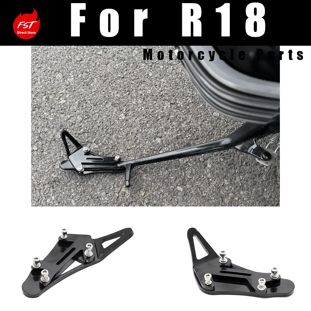 Anti-slip Widened Side Stand Foot Pad Modification for  R18