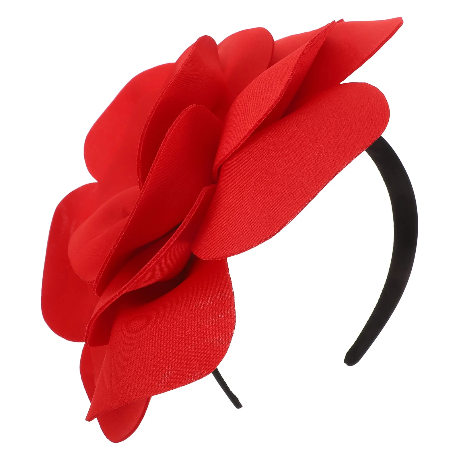 

Pearl Flower Headband Large Floral Hair Accessory For Women Fake Pearls Fascinator Bridal Wedding Party Event