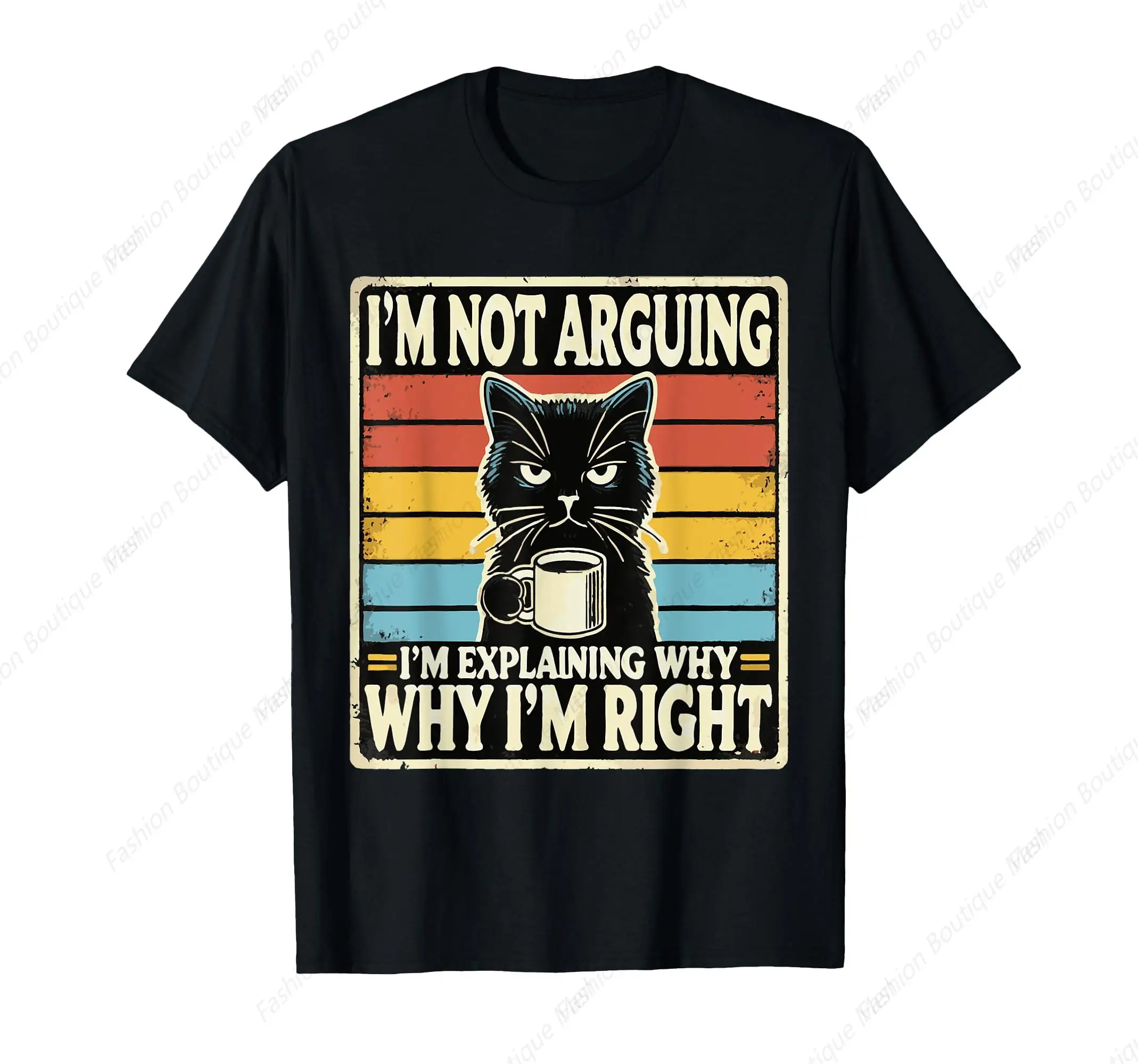 Funny Cat Memes Cat Lover T-Shirt Cat Graphic T Shirts Fashion Handsome Short Sleeve T-shirts Top