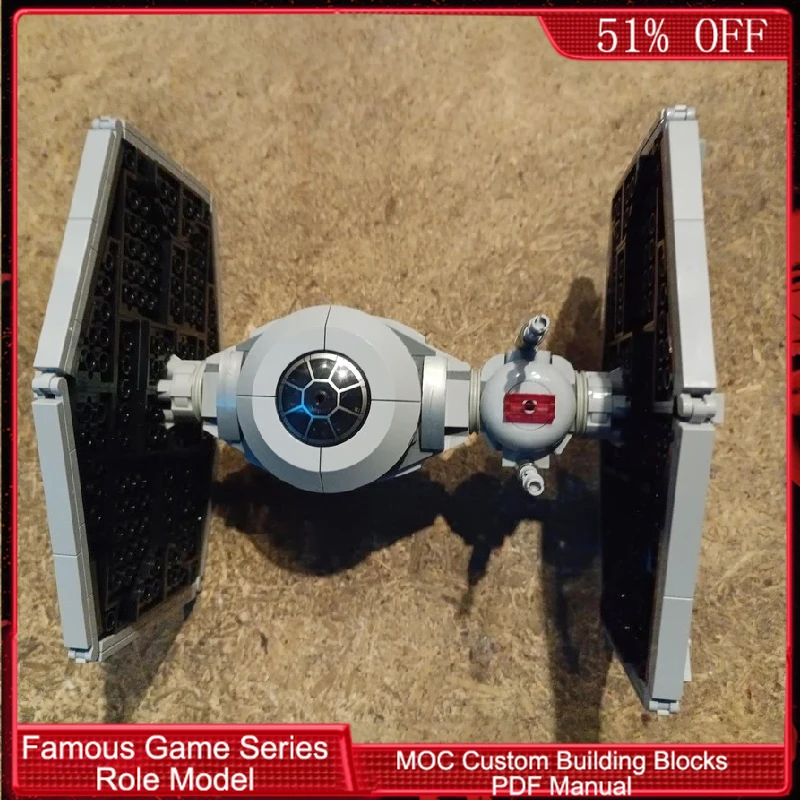 

420 PCS Star Battle HeavyStarFighter MOC Customize Modular Building Block Creative Design Educational DIY Boy Toy Birthday Gift