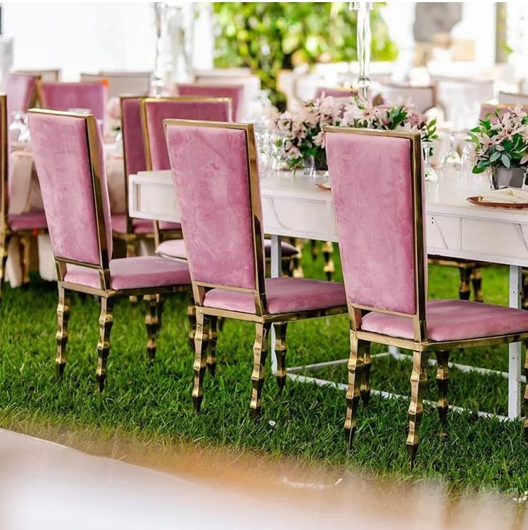 *Newest Design Wedding CHIAVARI Chair Stainless Steel Luxury Hotel Banquet Wedding Event Dining Chair