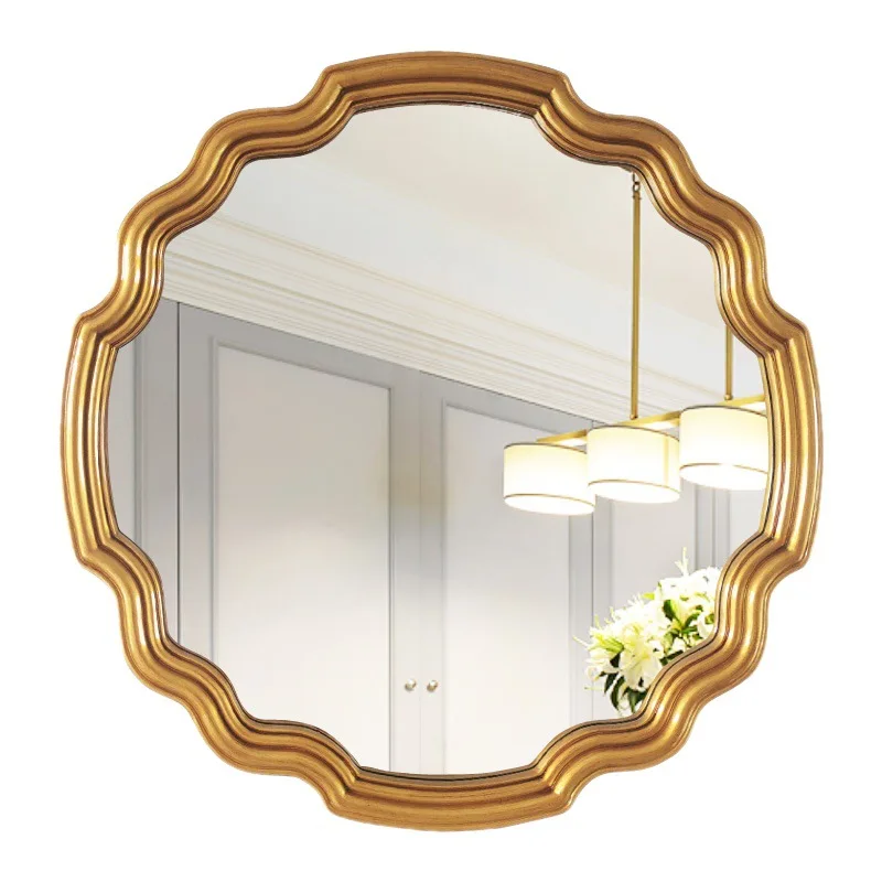 American simple special shaped bathroom mirror, bathroom mirror decoration