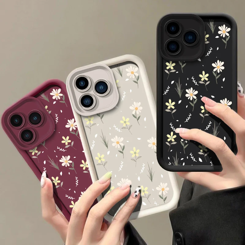 Flowers Plant Case For Infinix Tecno Pova 6 Neo Pop 8 Itel P55 RS4 A70 GT 10 20 Pro Zero 30 Silicone Shockproof Soft Phone Cover