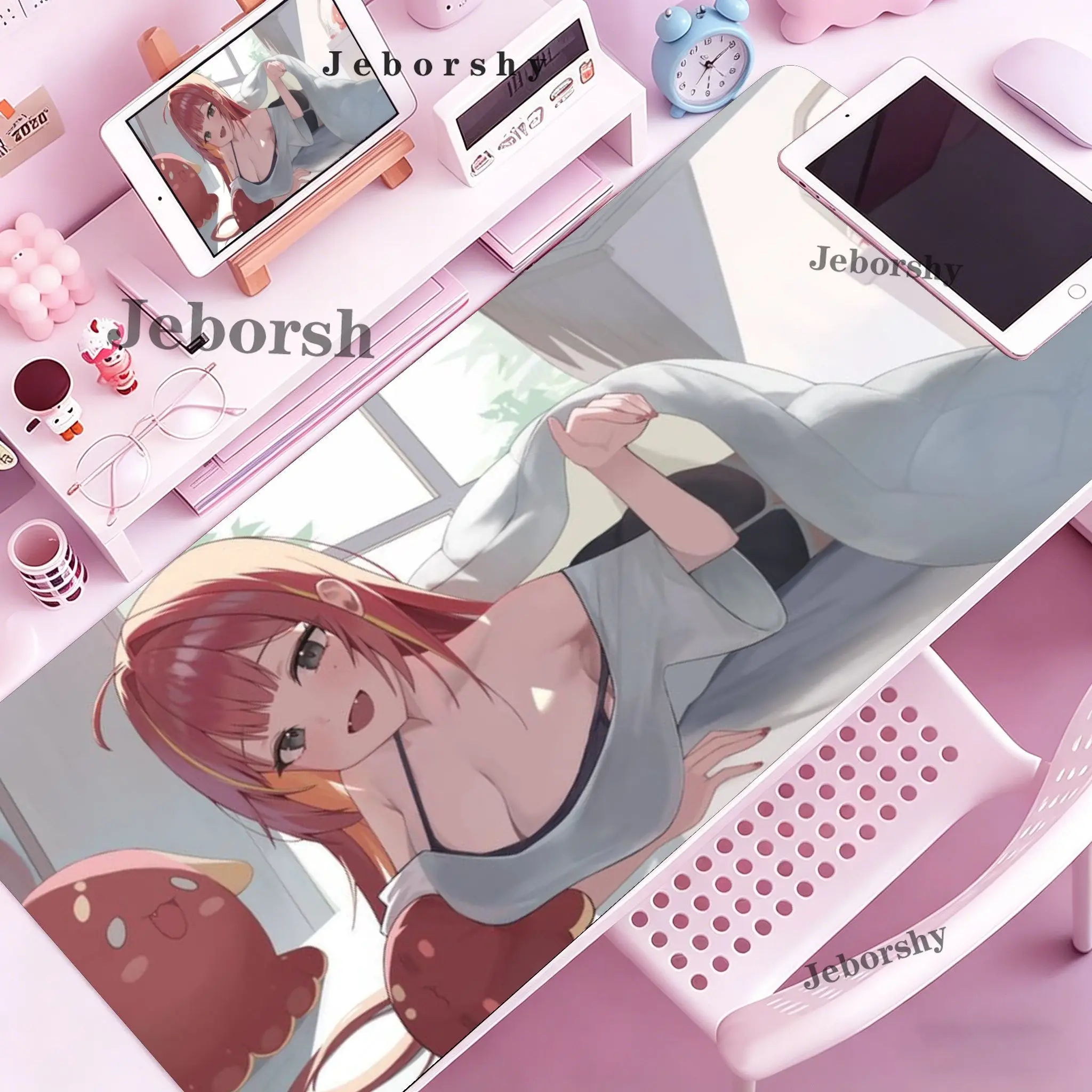 Akane Lize Anime Girl Large Size Non-slip Rubber Mouse pad Computer Gaming accessories Keyboard Desktop Decorate Mat for Offices