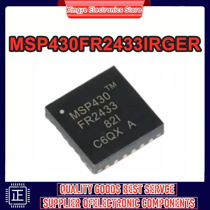 5PCS MSP430FR2433IRGER MSP430FR2433 MSP430FR MSP430 MSP IC Chip VQFN-24 100% New Original in stock