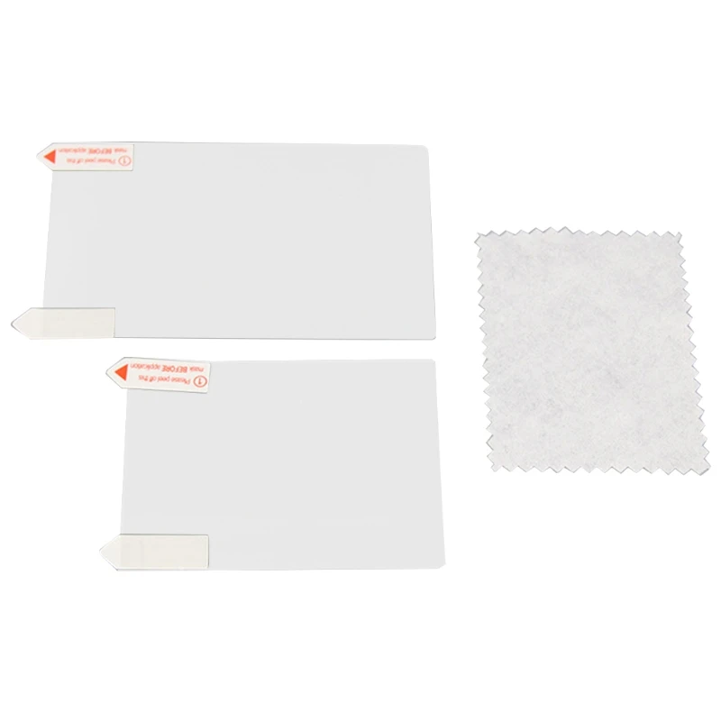 LCD Screen Protective Film Top Bottom Protector Skin Cover for New 3DS XL/LL