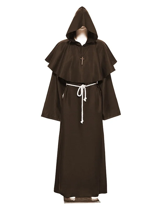 

Костюм средневекового монаха-волшебника-священника для Хэллоуина, женская традиционная сценическая одежда, китайский производитель, без зарегистрированного бренда