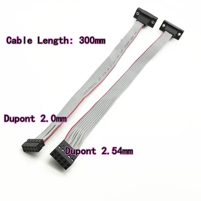 5PCS COM Extension Cable, Dupont 2.0mm / 2.54mm, DB9 to Dupont 9‑Pin RS232 Serial Cable for Computer