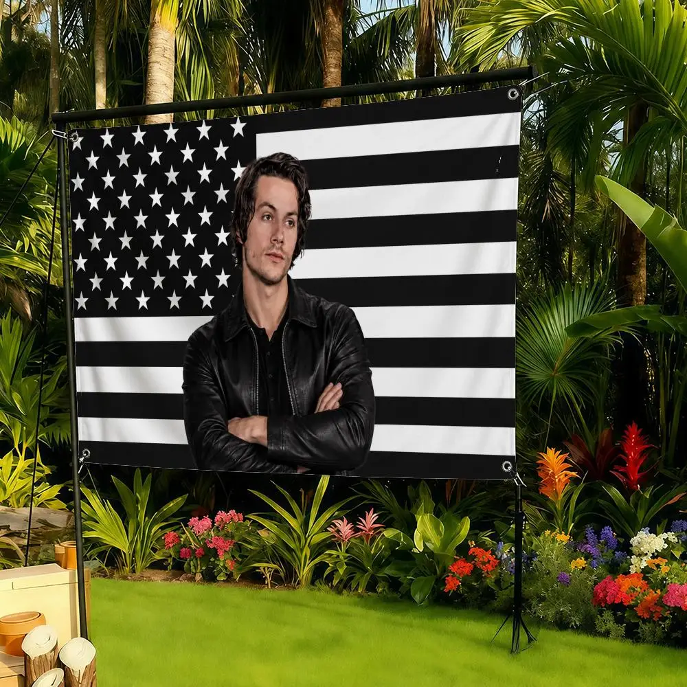 Handsome Actor Dylan O'Brien Flags Banner flag, wall hanging, indoor outdoor decor, yard patio wall art