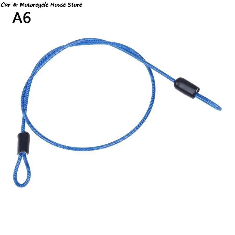 Safety Cable Steel Wire Rope 50cm For Outdoor Sports Bike Lock Guard Security Luggage