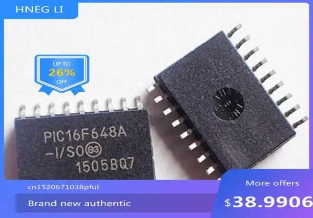 100% NEWHigh quality products     PIC16F648A-I/SO 16F648A SOP18  MODULE new in stockHigh quality products