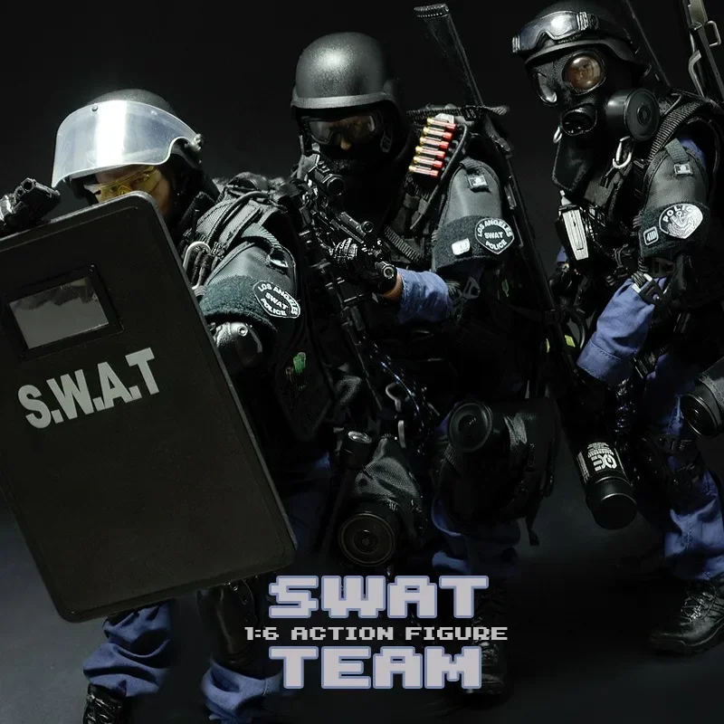 1/6 Schaal Simulatie Team Politie SWAT Militaire Assualter Breacher Point-man Soldaat Model 12 inch Action Figure Gezamenlijke Speelgoed