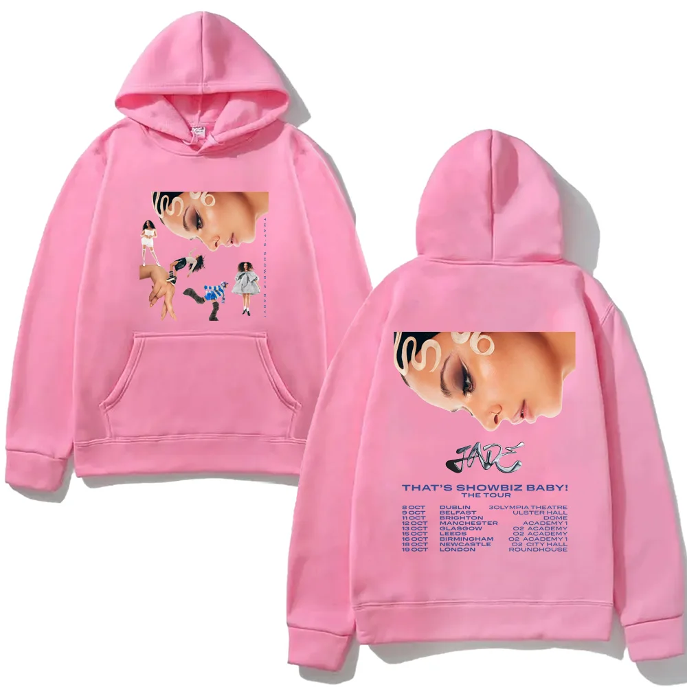 ¡Jade que muestra el bebébiz! Tour2025 Sudadera con capucha nuevo estilo JADE impresión sudadera Casual con bolsillo ropa de lana Unisex Punk Sudadera con capucha