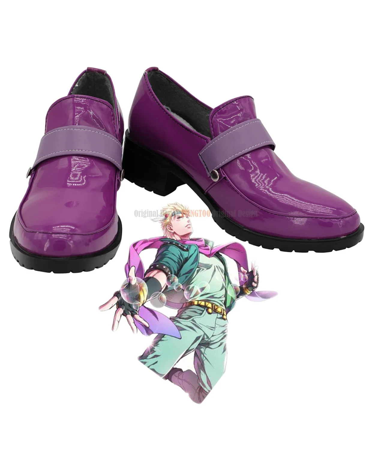

JOJO Caesar Shoes Cosplay JoJo'sBizarreAdventure Caesar Anthonio Zeppeli Cosplay Shoes Purple Boots Custom Made