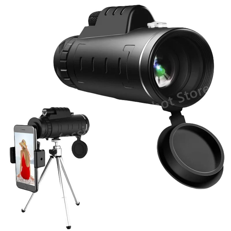 40X60 Military Zoom High-definition Powerful Binoculars Remote Portable Professional Telescopes Monocular Hunting Camping