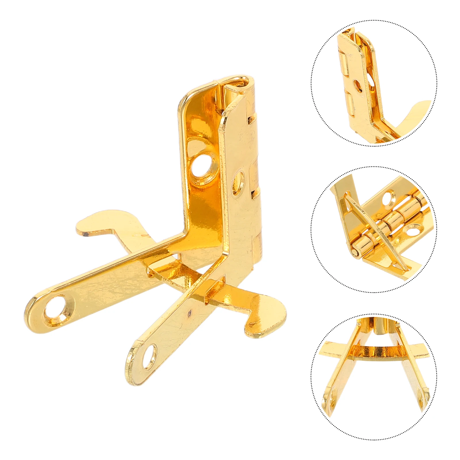 

10Pcs Jewelry Box Hinges Easy Installation Small Decorative Hinges for Wooden Boxes Makeup Cases Cabinet Hardware