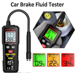 Fren hidroliği Tester esnek prob 3 renk aydınlatmalı dijital otomatik fren sıvı yağ test cihazı dedektörü aracı için DOT3 DOT4 DOT5.1