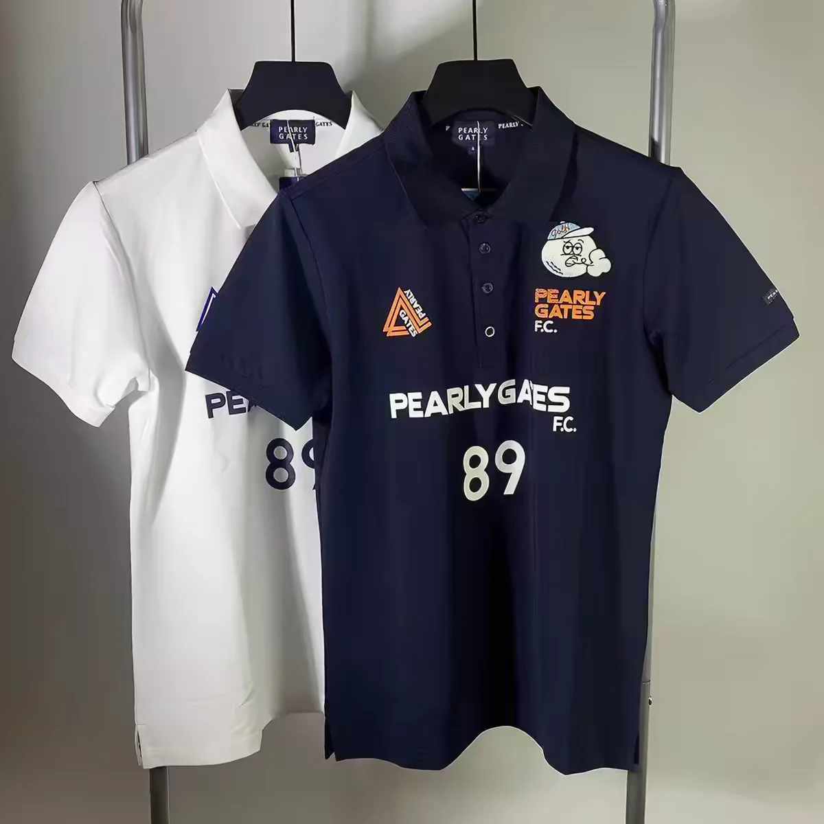 Japanese and Korean men's short sleeved PEARLYGATEST polo shirt casual sports fashion summer golf jersey