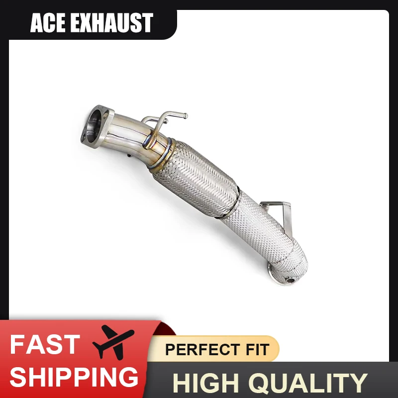 ACE Passend für Ford Focus MK4 ST 2.3T Hochleistungs-Downpipe SUS304 Auspuffrohr Verlustfreie Installation Auto-Zubehör – Detail 4