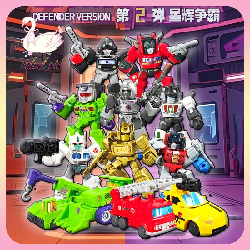 

Original Blokees Transformers Defender Version 02 - The Overthrow Series Figures Blind Box Peripheral Collection Toys Boy Gifts