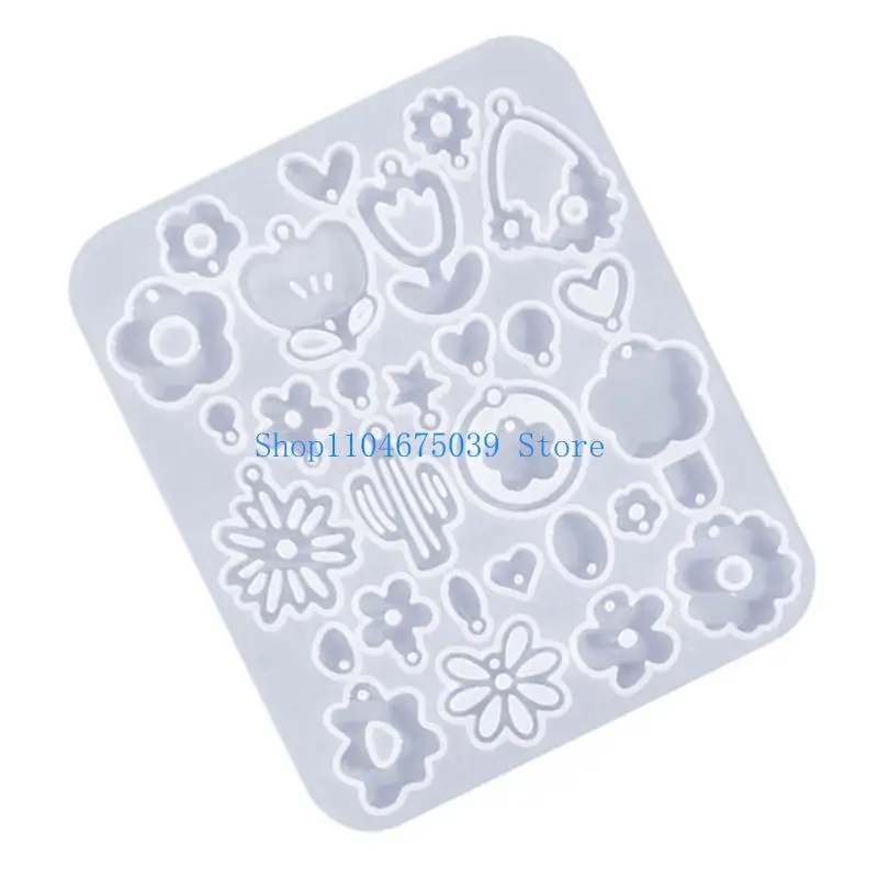 5asd Earrings Silicone Mold Customized Tools/Flower Earwear Mould Jewelry Moulds