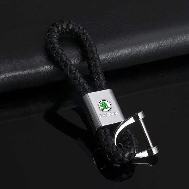 New Car Key Chain Key Ring Key Lanyard Car Emblem Styling Accessories For Skoda Sharp Sharp crystal Sharp Rapid speed Pye Ye Di