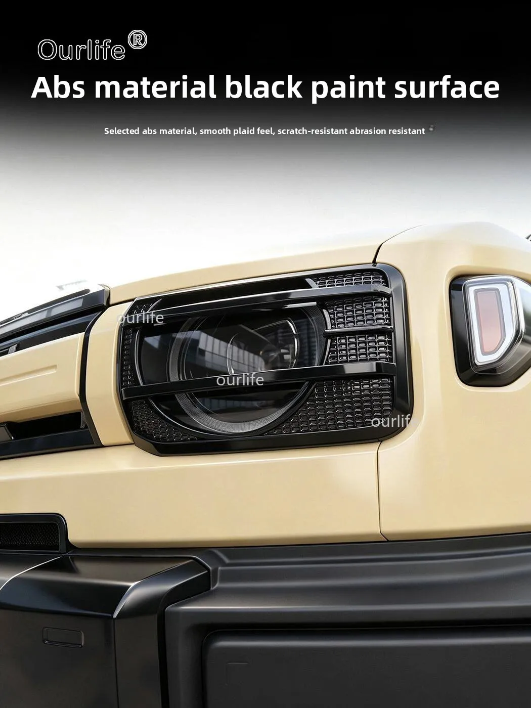 Front Rear Headlight & Fog Light Lamp Cover Guard Protector for Chery ICAUR iCAR V27 ESTEO V27 2026 2027 Accessories