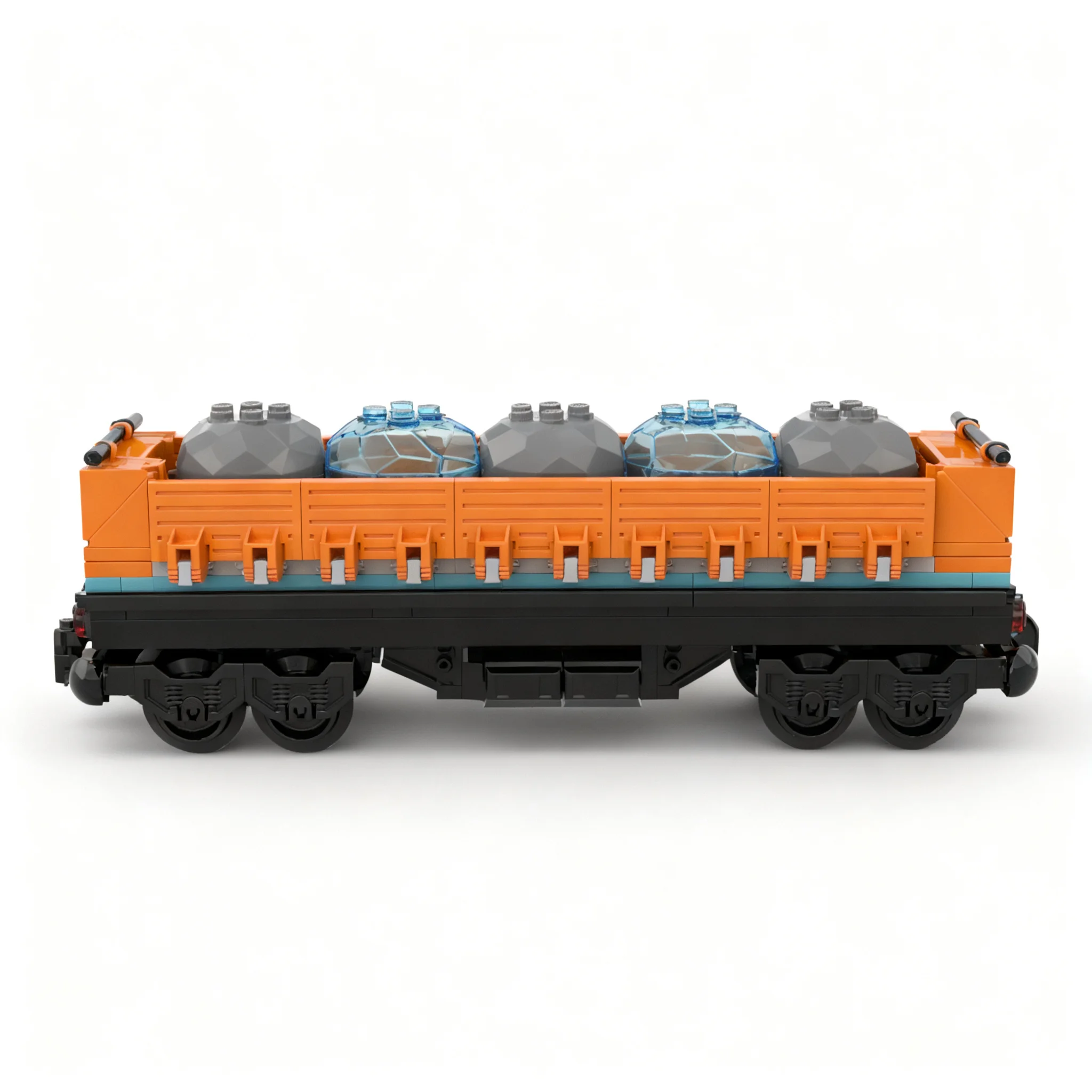 215pcs MOC City Trains Arctic Explorer Train Gondola Model Building Blocks Christmas Gift Education Idea Collection Assemble