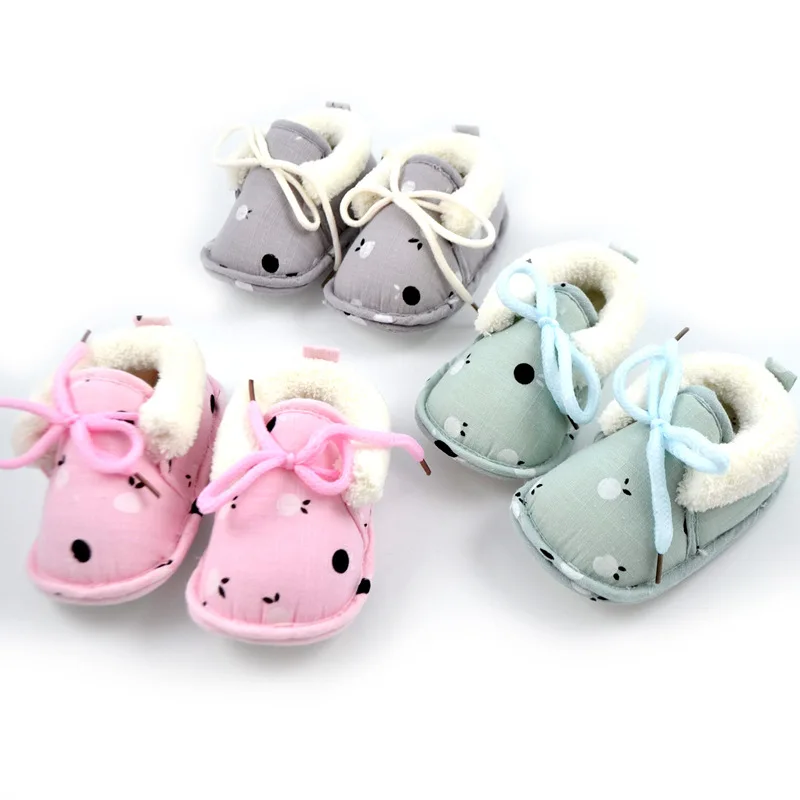 Baby Winter Cute Boots Keep warm baby boots Baby Moccasins Shoes Baby Boots Newborn Infant Indoor For Newborn