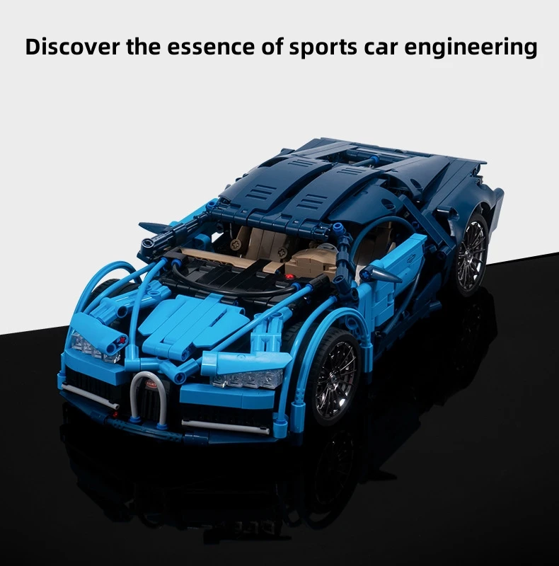 1:14Technical Bugatti Building Blocks Lambo Hypercar Racing Super Car Model Assemble Vehicle Bricks Toys For Boys Children Gifts