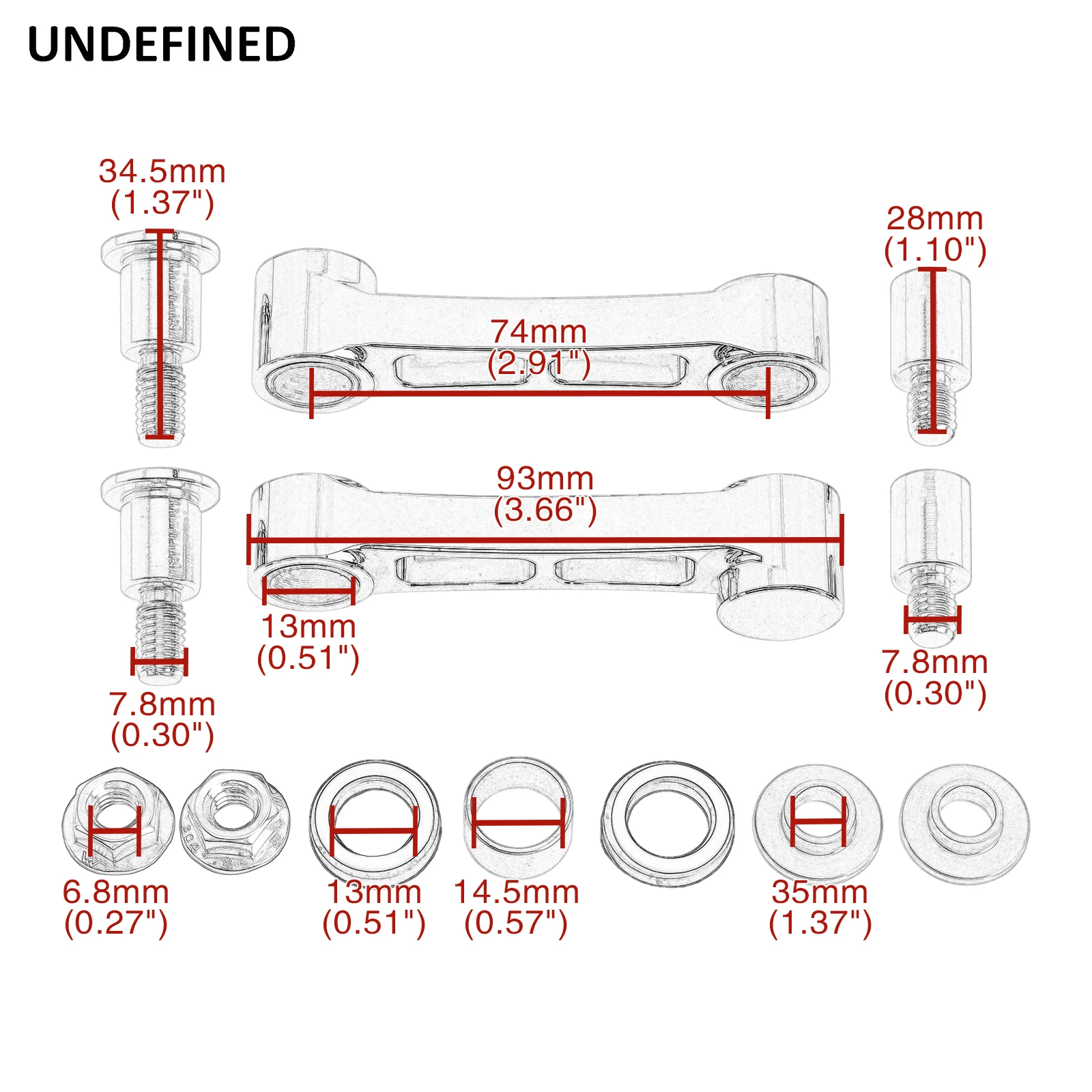 Weisen دراجة نارية الجبهة الحاجز جبل قوس عدة ربط سبرينغر شوكة ل 1993 - 2006 هارلي سوفتيل سبرينغر FXSTS اكسسوارات #5