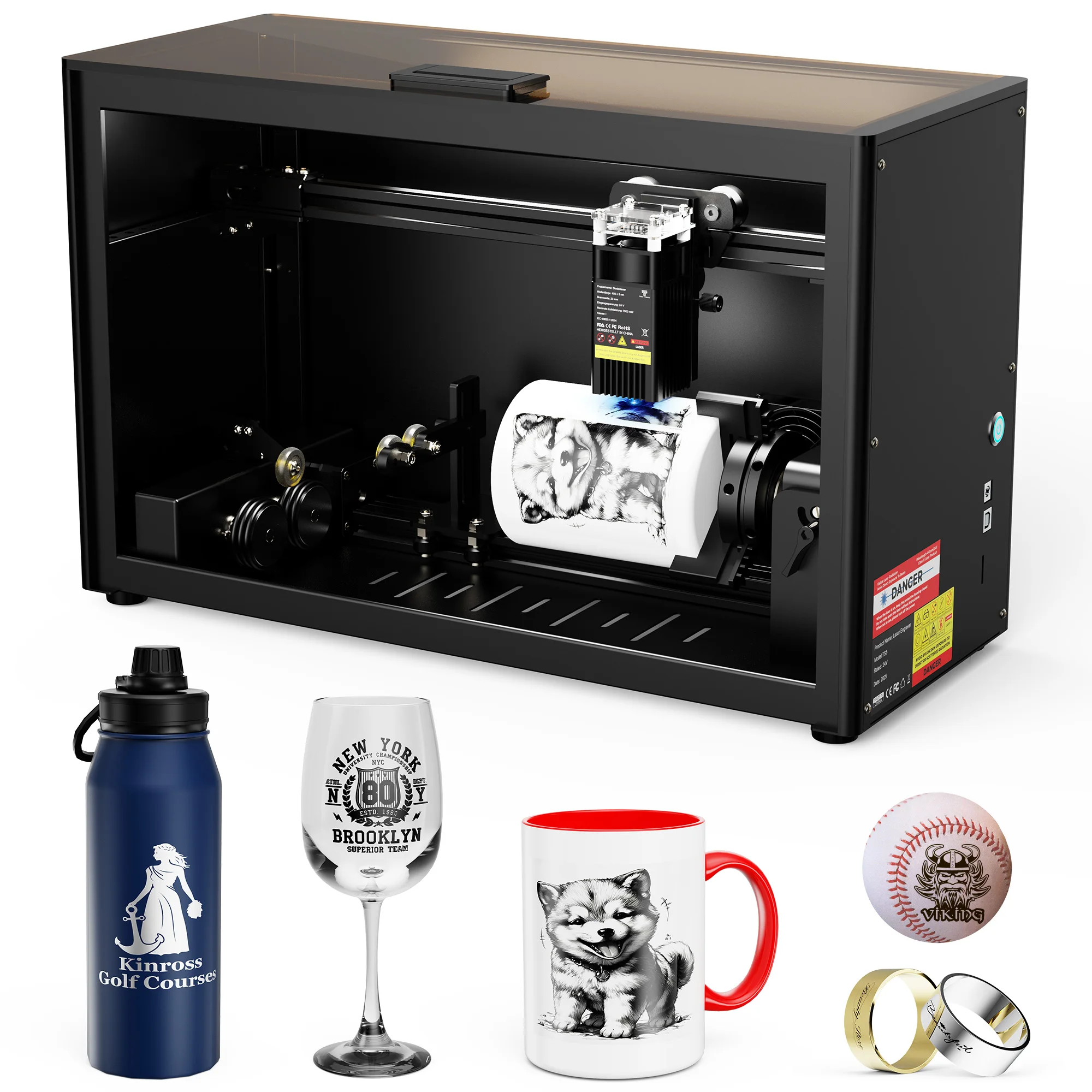 

TwoTrees TS5 Laser Engraving Machine 7W APP Wifi Control Metal Laser Engraver Acrylic Wood CNC Cutting Machine