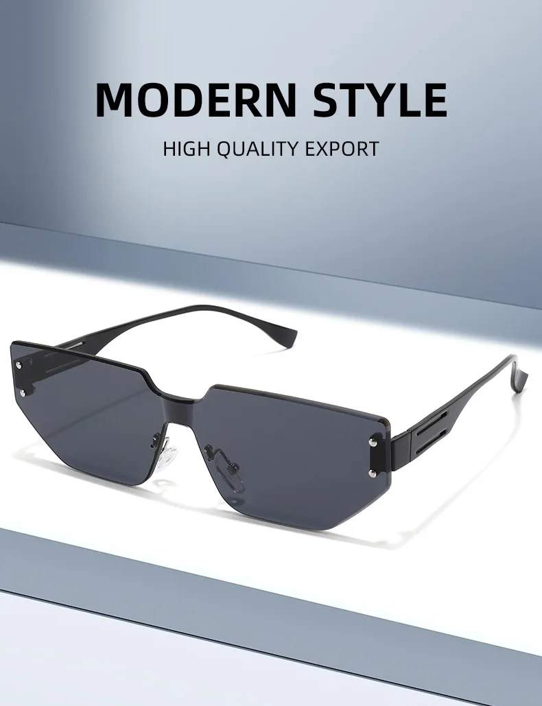 

Fashionable men's and women's sunglasses, hip-hop punk style sunglasses, suitable for mountaineering, tourism, and beach use