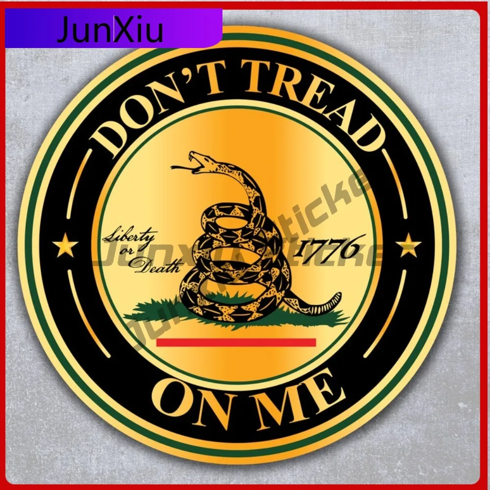 

Gadsden Sticker Dont Tread On Me 2a Decal Patroitic Waterproof Sticker Decoration For Suv Bodywork Bumper Window Phone Trunk