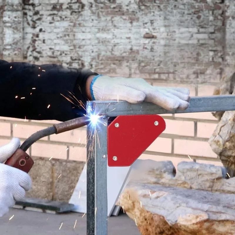 Metal Fixed Welding Auxiliary Locator Tool Hardware Accessories Magnet Welding Holder Soldering Hanging Fix Clamp 45°/ 90°/135°