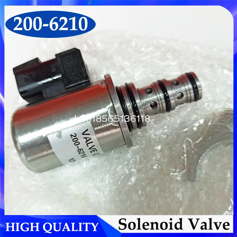 High Quality 200-6210 2006210 Solenoid Valve 12V For 420E Loader 430E 432E 434E 444E 450E 450F