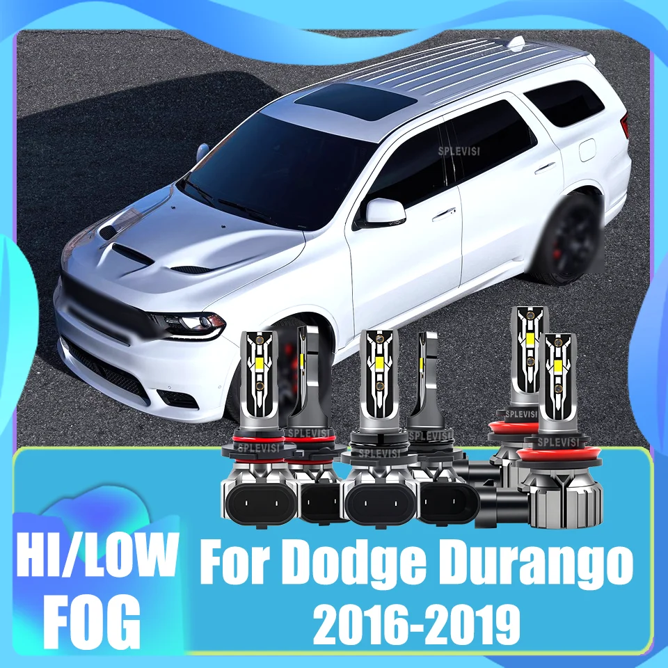 

Auto High Lumens for Bright Lighting LED Headlamp Foglight Compatible 9005 9006 H11 Combo For Dodge Durango 2016 2017 2018 2019