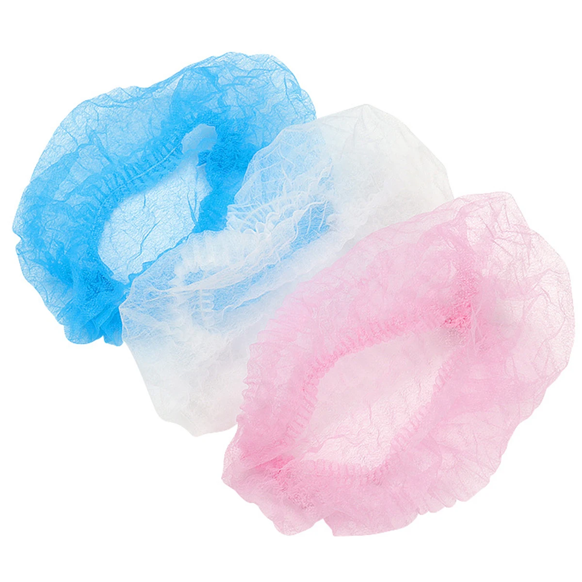 50/100 Stuks Wegwerp Haar Hoofd Caps Non-woven Stofdicht Cap Wimper Extension Make-Up Tool Ademend Douche Baden hoeden