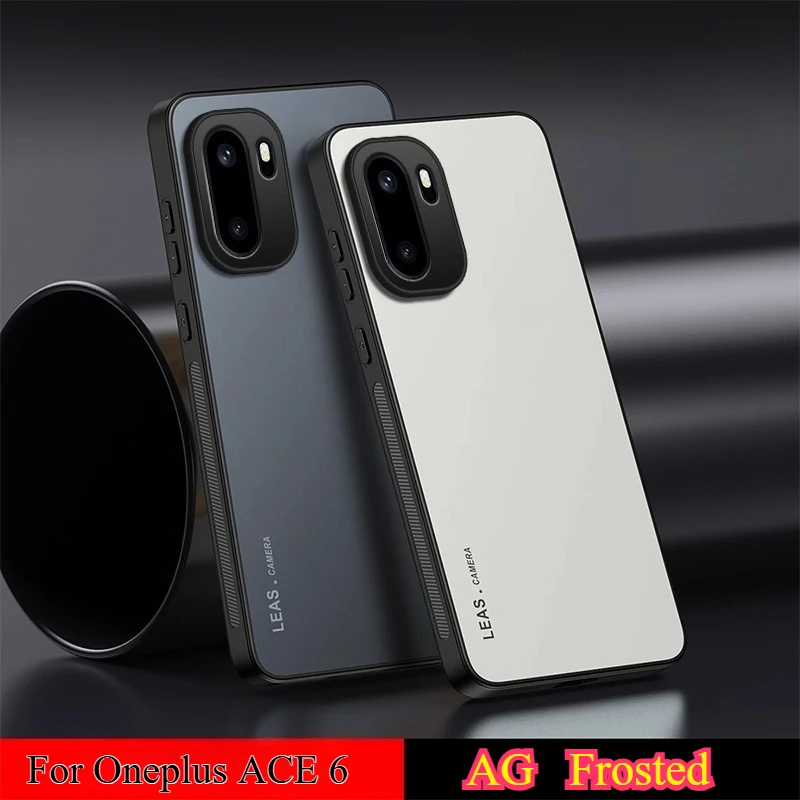 AG متجمد كاميرا حماية جراب هاتف ل Oneplus ACE 6 ماتي الصلب ماتي الصلب الوفير غطاء ل One Plus ACE6 1 + AC6