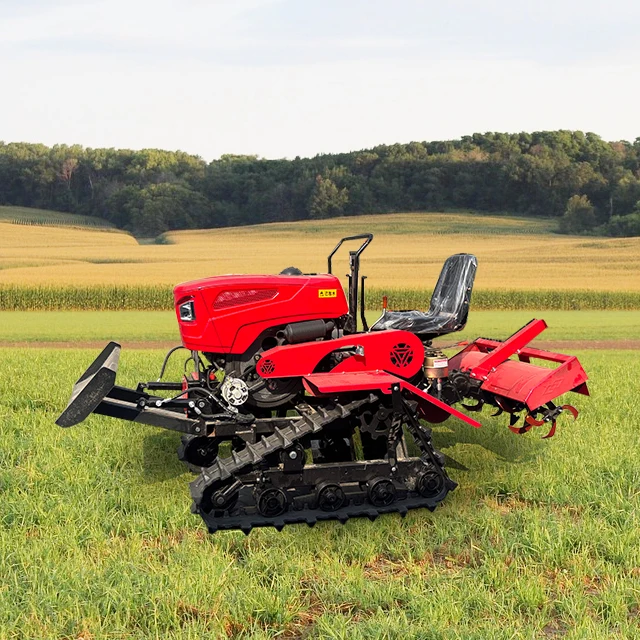 جديد ركوب الزاحف آلة زراعة صغيرة 25 حصان مزارع دوارة صغيرة للجلوس للبساتين الزراعية ركوب المزارع الدوارة