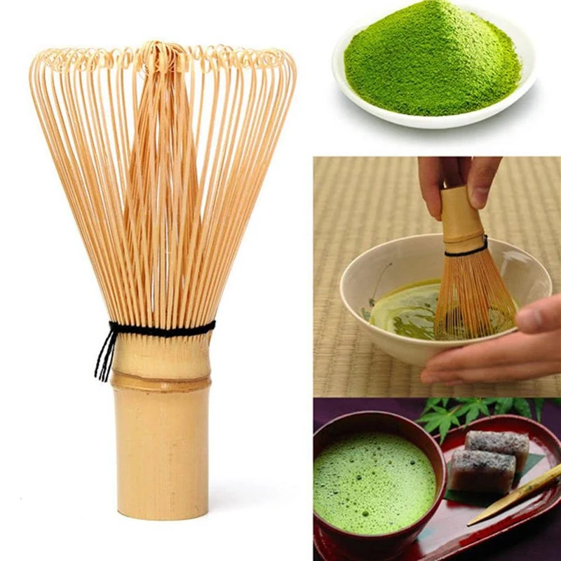 Japanese Matcha Tool Set Eighty Matcha Brush Tea Set Accessories Kitchen Gadgets Log Color Bamboo Whisk Cleaning For Wreaths