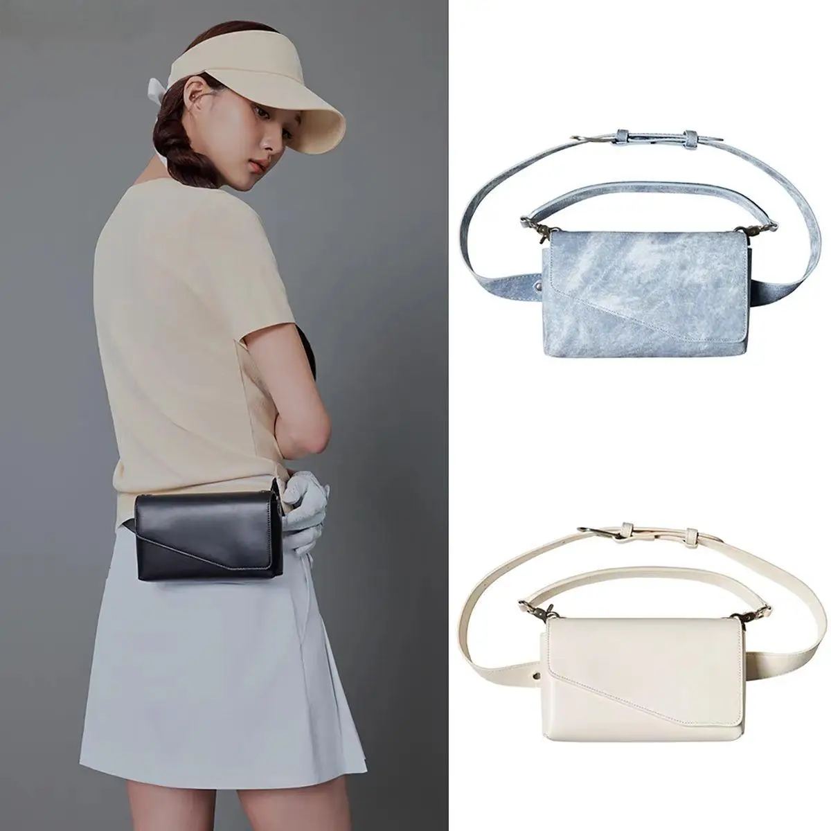 

Women's Golf Storage Tote – Versatile Handbag & Shoulder Sling, Lightweight Sporty Casual Everyday Carry