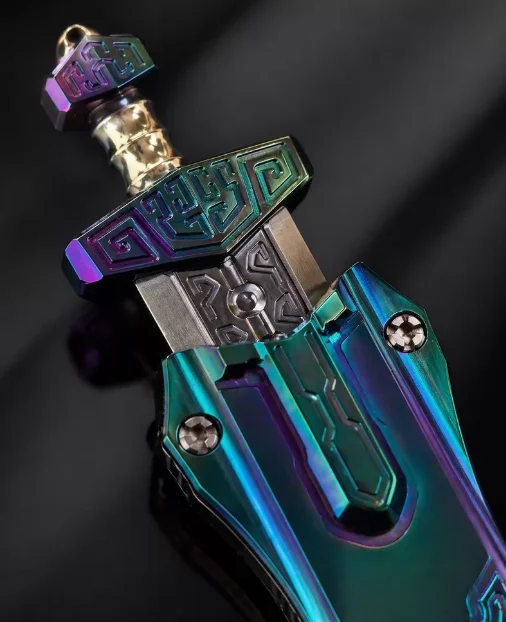 Play Wu Le Zhi EDC Tai A Jian frosted zirconia material EDC decompression toy