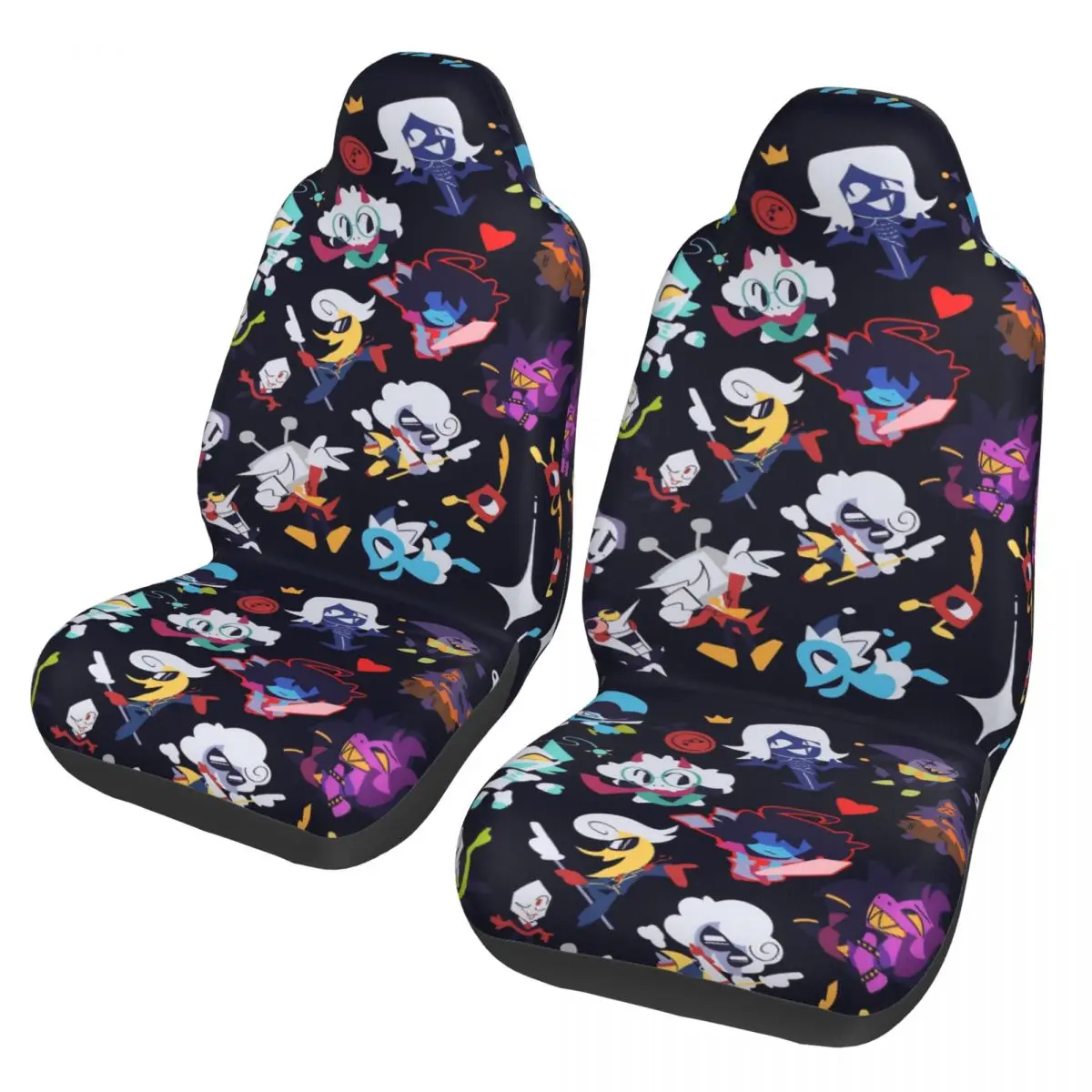 Role-Playing Deltarunes Universal Car Seat Cover for most cars AUTOYOUTH Video Game Car Seat Covers Polyester Car Accessories