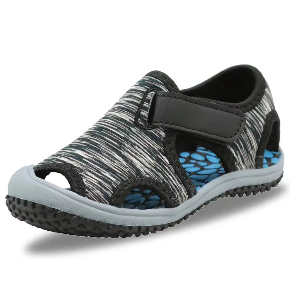 صنادل أطفال للأولاد والبنات، صنادل رياضية صيفية بغطاء لأصابع القدم، أحذية الشاطئ