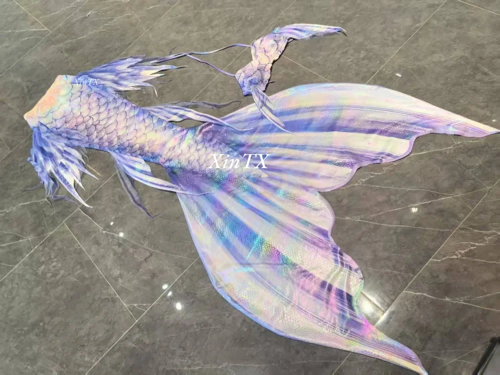 New Simulated Mermaid Tail Female Split Swimsuit Princess Skirt Mermaid Swimming Costume Cosplay Qi Yu Design Elements view 2