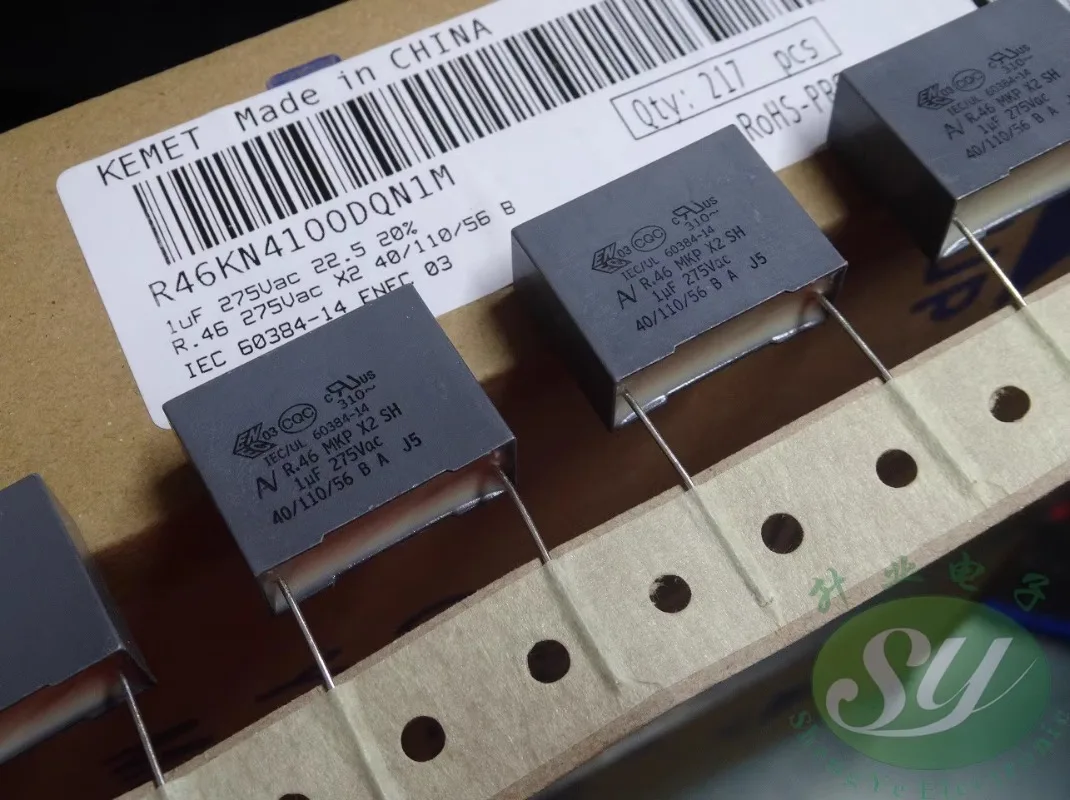 5PCS AV R46 1.0uf/275VAC 1uf 1u0 105 New film capacitor 22MM