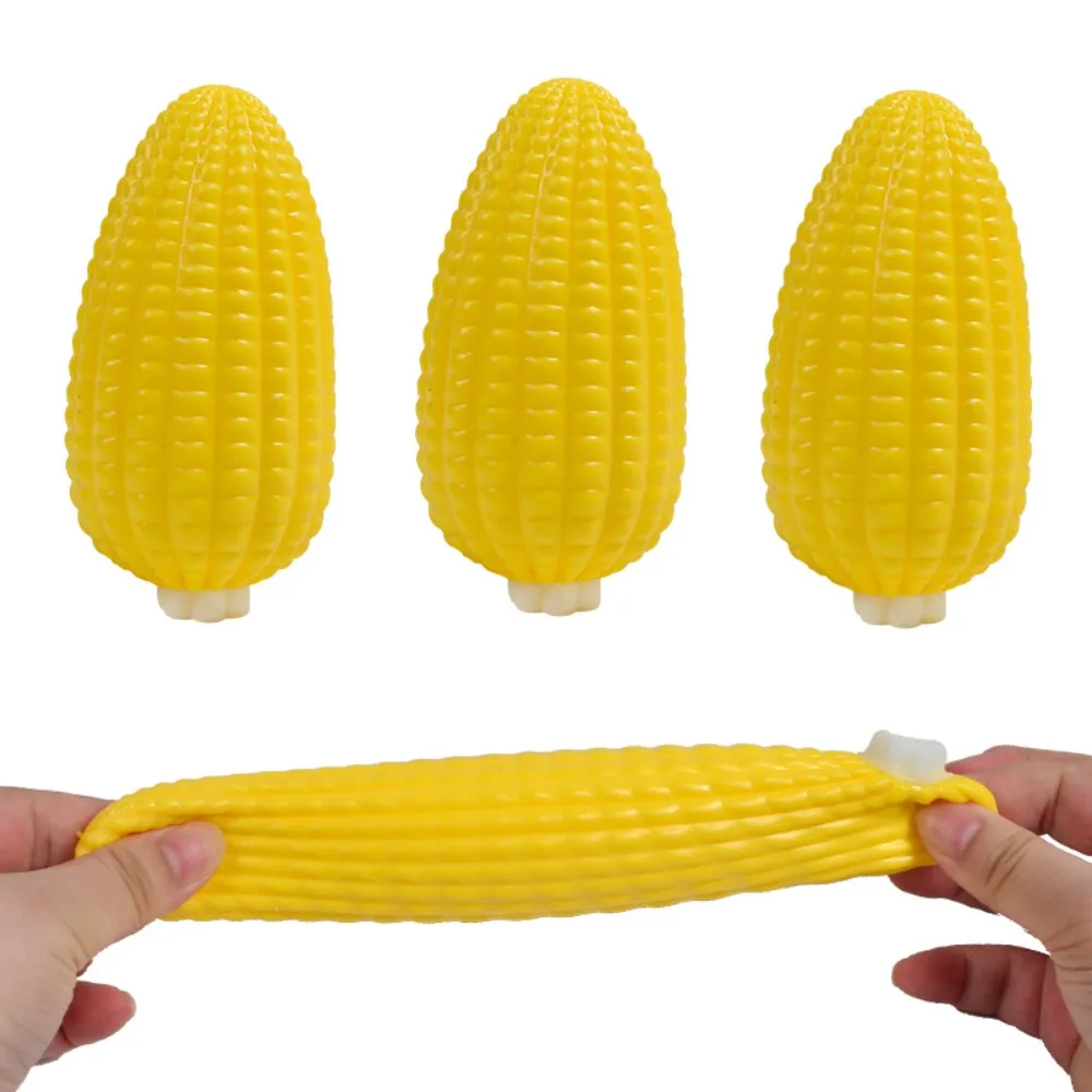 Palla antistress di mais simulata squishy - Giocattolo da spremere per alleviare l'ansia, giocattolo sensoriale agitarsi per bambini e adulti, regalo bavaglio squishy