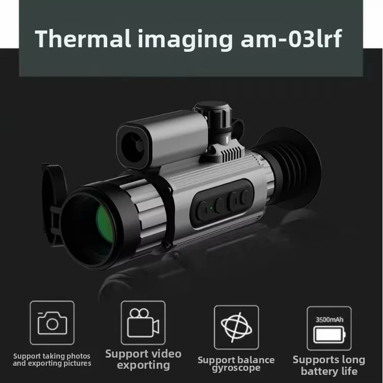 Thermal Imaging Scope Outdoor HD Infrared Night Vision Device Range Ballistic Calculation Premium Thermal 4x 8x